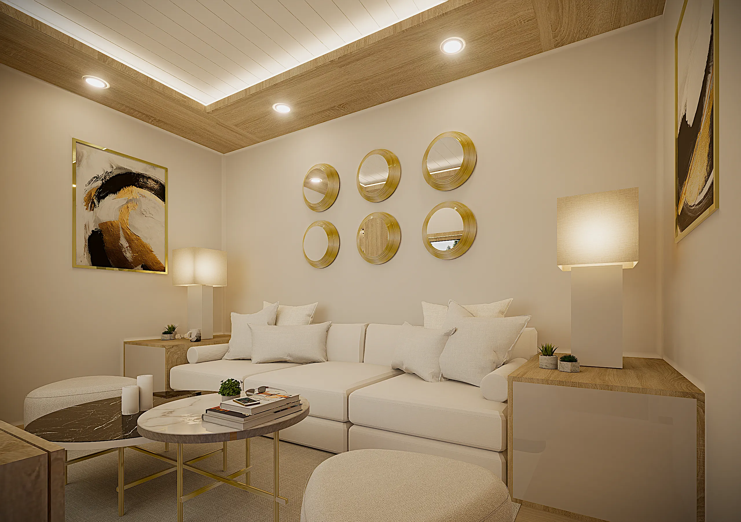 Lounge cube interior